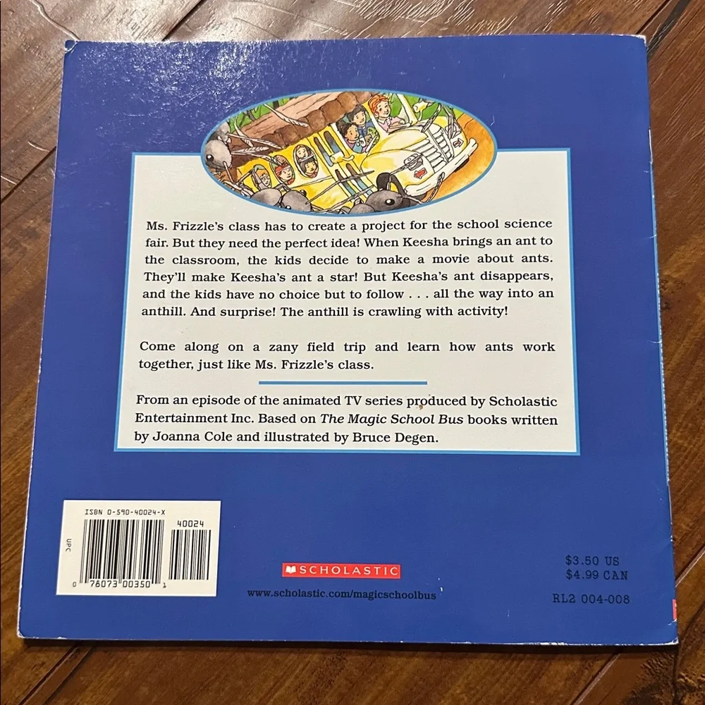 The Magic School Bus Gets Ants in Its Pants 1996 Scholastic Joanna Cole